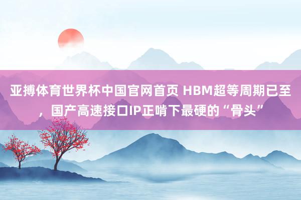 亚搏体育世界杯中国官网首页 HBM超等周期已至,国产高速接口IP正啃下最硬的“骨头”