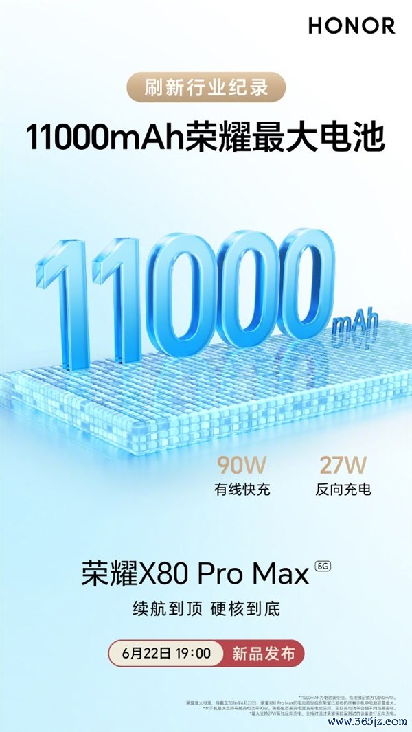 行业首个免费换屏手机！荣耀X80 Pro Max定档6月22日：抗摔防水皆拉满